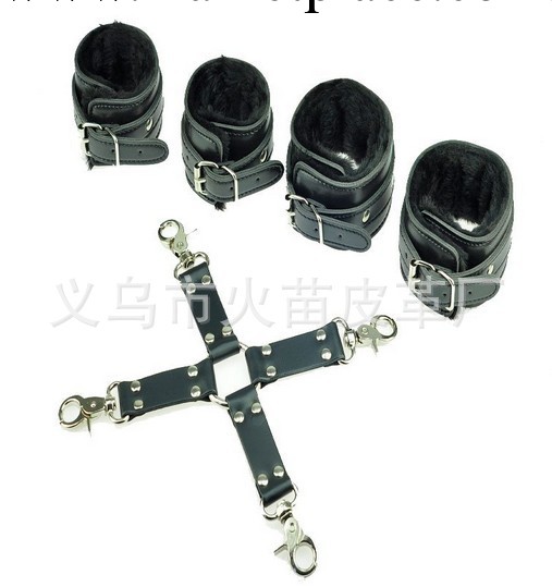 另類玩具毛絨手銬腳銬十字扣反背銬情趣用品成人情趣商品廠傢工廠,批發,進口,代購