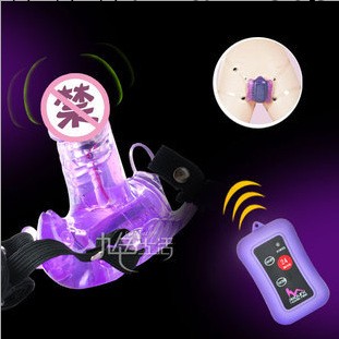 拉拉LES女士自慰同性器具/情趣用品/24頻遙控蝴蝶無線穿戴褲/工廠,批發,進口,代購