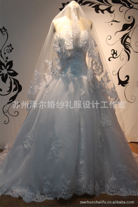 外貿婚紗禮服精品高級定做婚紗工廠,批發,進口,代購