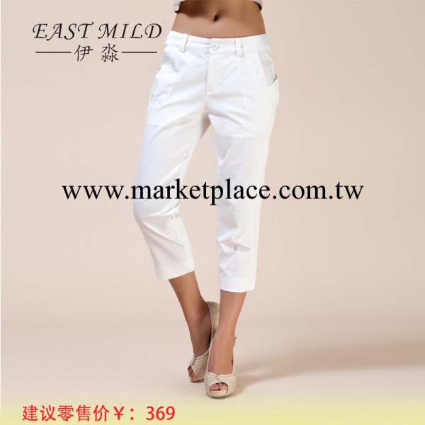 伊淼2013夏季新款女裝批發加盟百搭時尚休閒七分褲女褲LX12-k2227工廠,批發,進口,代購