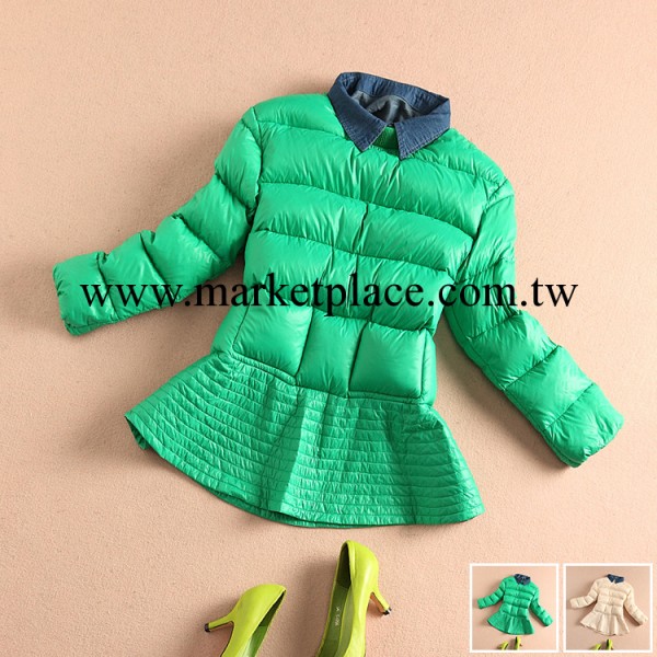 【綠色預售：時間待定 】新款女式羽絨衣1309043批發・進口・工廠・代買・代購