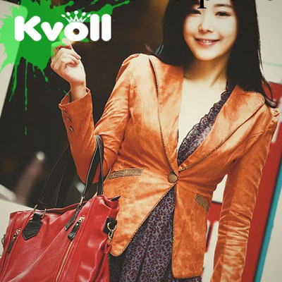 特價清倉正品kvoll品牌韓版時尚百搭氣質款小西裝女式外套Y10176工廠,批發,進口,代購