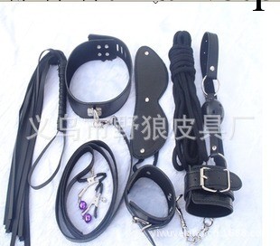 一件代發 情趣皮革用品 另類玩具 成人用品 新款黑色7件套裝組合工廠,批發,進口,代購