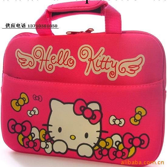 Hello Kitty 凱蒂貓 手提電腦內膽包 卡通電腦包玫/1398工廠,批發,進口,代購