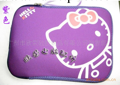 供應HelloKitty 13寸紫色筆記本電腦內膽包工廠,批發,進口,代購