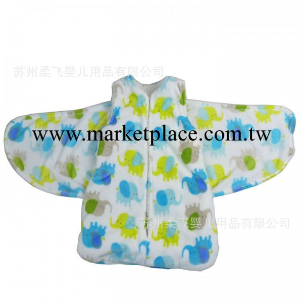 廠傢批發帶翅膀睡袋天使睡袋加厚保暖 秋冬新品法蘭絨睡袋工廠,批發,進口,代購