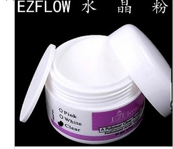供應美甲水晶粉/美國EZFlOW 水晶粉 粉色 白色 透明色 30G/瓶工廠,批發,進口,代購