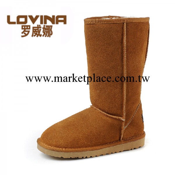 lovina羅威娜最新產品新款百搭牛皮高筒女雪靴新款女式棉靴工廠,批發,進口,代購