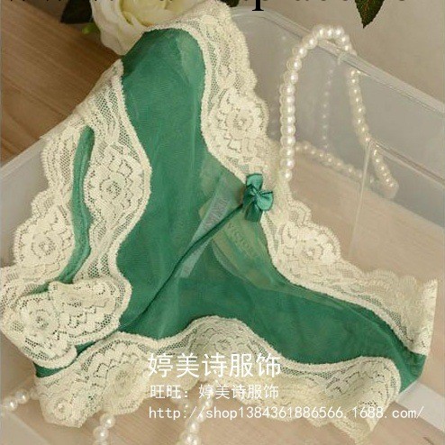 外貿爆款維多利亞的秘密pink 性感誘惑半透明網紗 蕾絲邊女士內褲工廠,批發,進口,代購