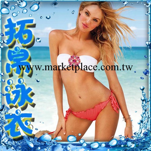 維多利亞的秘密泳衣 水晶鉆泳衣 系帶泳褲 歐美女士比基尼工廠,批發,進口,代購