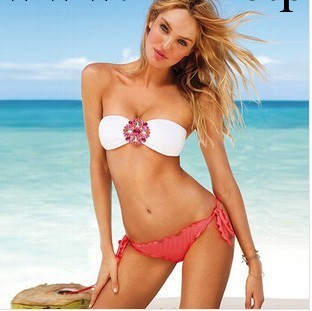 維多利亞的秘密泳衣 爆款水晶鉆三角比基尼 外貿歐美批發女泳裝工廠,批發,進口,代購