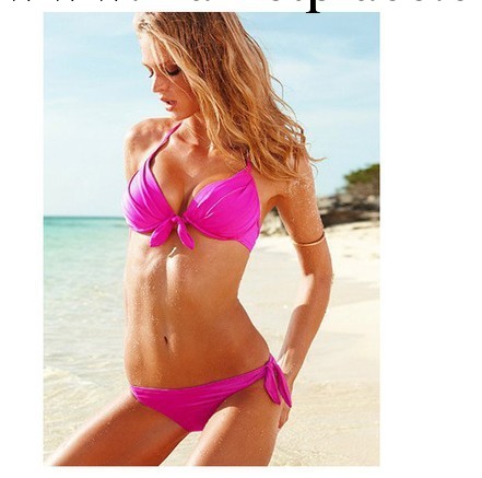 維多利亞的秘密比基尼 鋼托聚攏 大小胸女士泳裝 三角比基尼泳衣工廠,批發,進口,代購