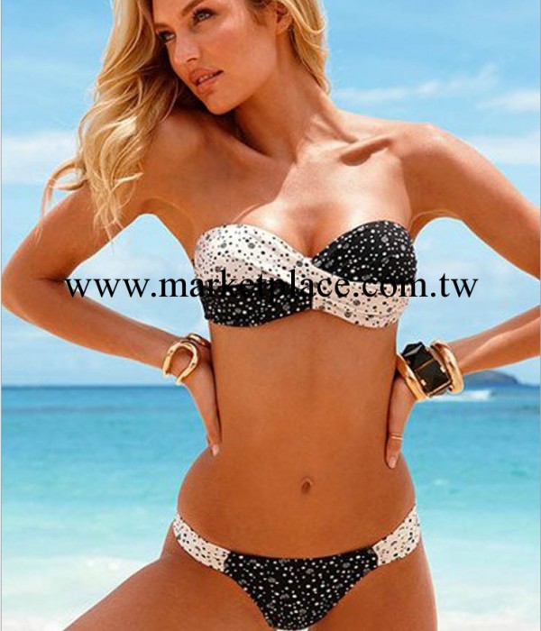 廠傢直銷外貿原單 維多利亞的秘密滿天星比基尼 聚攏提胸BIKINI工廠,批發,進口,代購