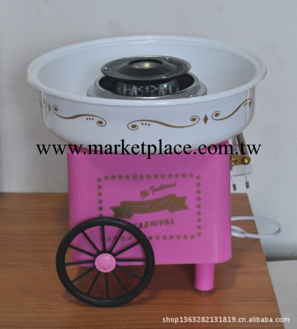 升級版復古小推車粉色迷你棉花糖機 Mini cotton candy machine工廠,批發,進口,代購