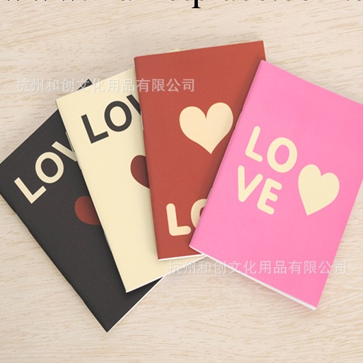 FUN&JOY  可愛卡通LOVE64開筆記本/記事本/日記本/韓國文具批發工廠,批發,進口,代購
