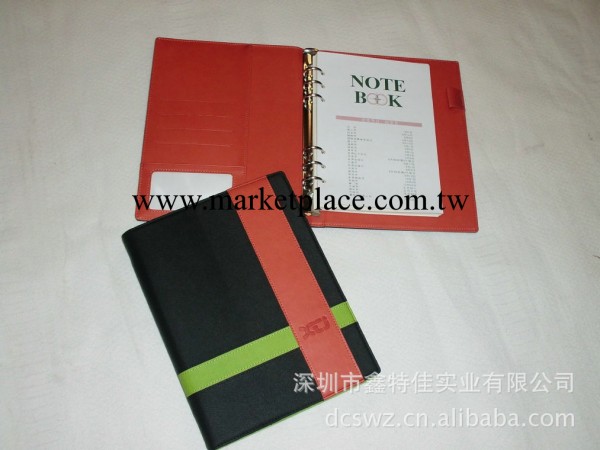 皮具加工廠定做 仿皮廣告筆記本 高檔仿皮筆記本 活頁式筆記本工廠,批發,進口,代購