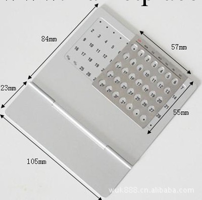 鋁合金制金屬臺歷桌歷萬年歷perpetual calendar 鋁制永久日歷工廠,批發,進口,代購
