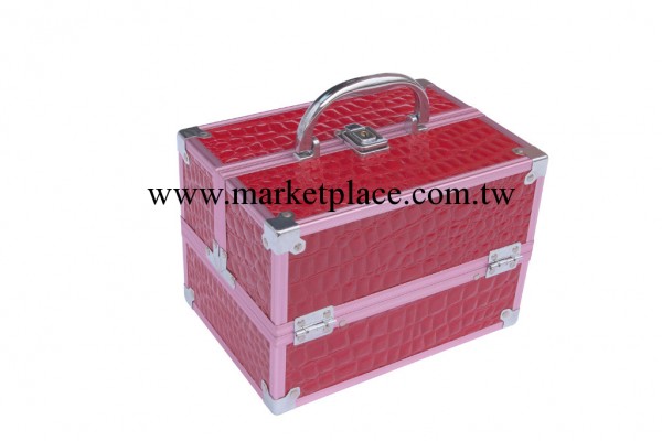 【廠傢直銷】粉色可愛 專業高檔美容/化妝箱 雙開（出口商品）工廠,批發,進口,代購