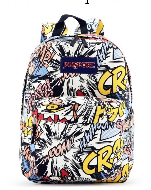 新款jansport雙肩包韓版學生書包日本原宿風zipper背包死飛電腦包工廠,批發,進口,代購