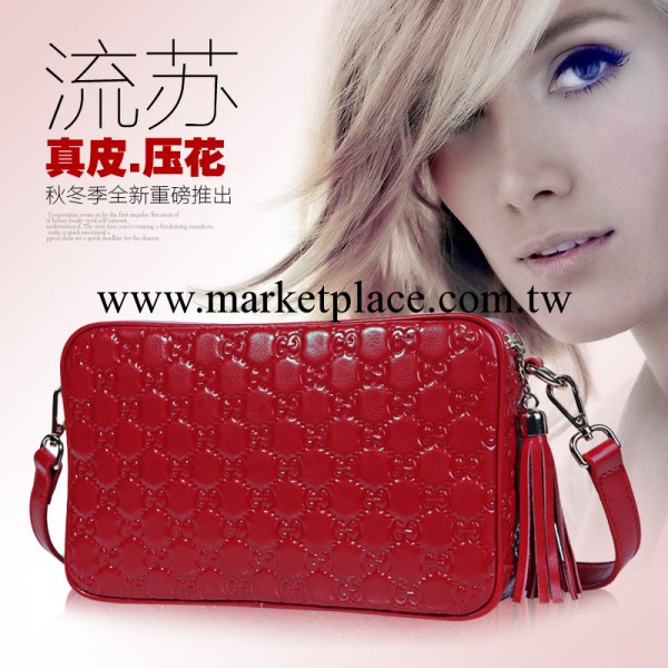 新款手拿單肩包斜跨包真皮女包韓版牛皮潮包時尚簡約女士包包批發工廠,批發,進口,代購