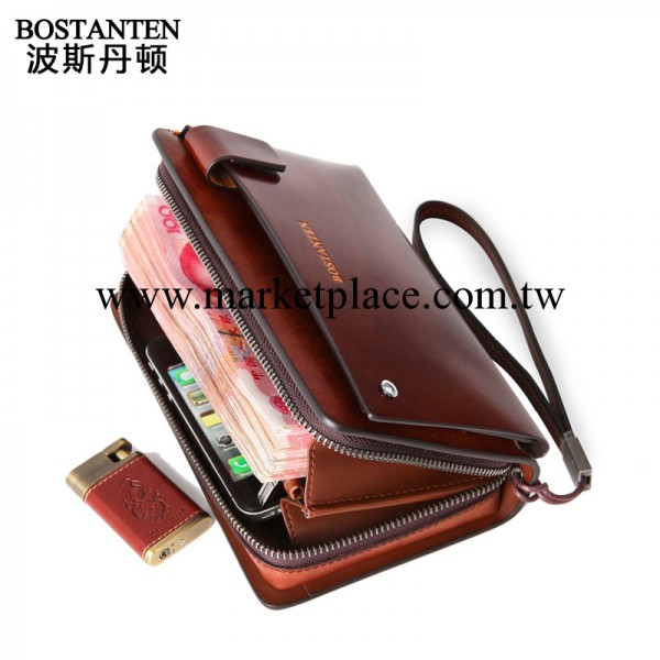 【夥拼】波斯丹頓 爆款 真皮手拿包 男士牛皮 手拿包  手抓包工廠,批發,進口,代購