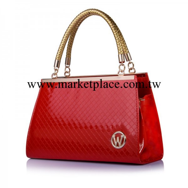 2013秋冬新款定型潮女包包復古壓花亮皮手提包漆皮單肩斜挎包批發工廠,批發,進口,代購