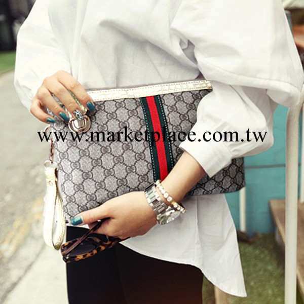 工廠直批2013新款大牌配色撞色女式手拿包多層小斜挎包單肩包包工廠,批發,進口,代購