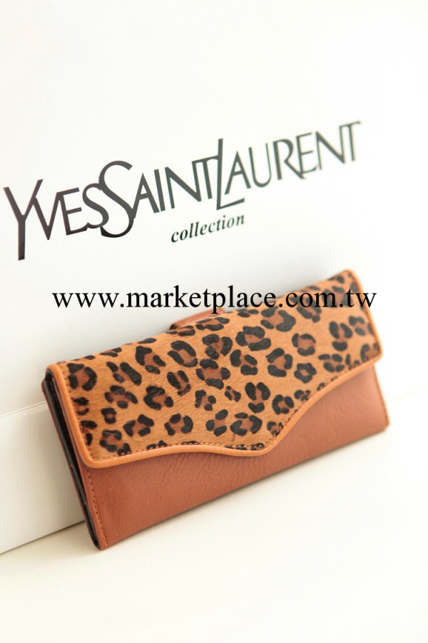 韓國官網同步2013秋冬新品豹紋手拿包潮單品女款錢夾錢包工廠,批發,進口,代購
