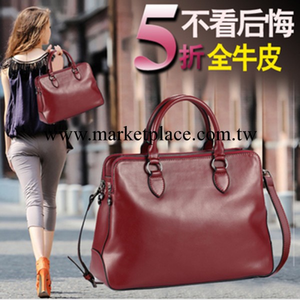 2013氣質新款潮流女包歐美大牌牛皮女士包包斜挎手提包單肩包潮女工廠,批發,進口,代購