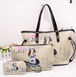 新款女包潮韓版母子包大中小三件套出遊必備單肩包手提包包代發貨工廠,批發,進口,代購