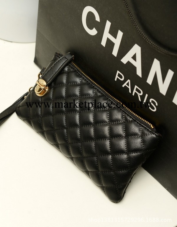 女包2013韓版新款復古潮女菱格手抓包手拿包零錢小包工廠,批發,進口,代購