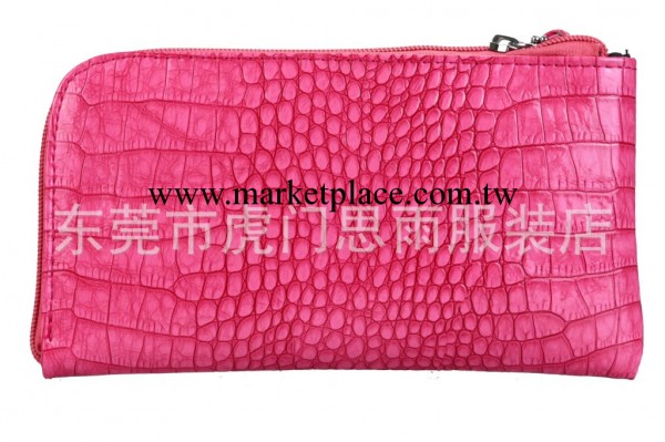 歐美大牌時尚鱷魚紋手拿包 糖果色女士手腕包零錢手機小包批發工廠,批發,進口,代購