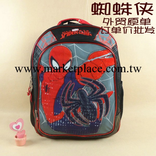 外貿原單 迪士尼蜘蛛俠spiderman小學生雙肩減負書包男 動漫卡通工廠,批發,進口,代購