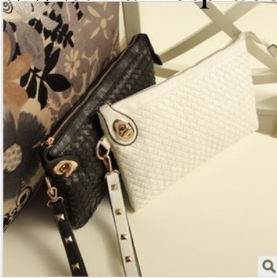 廠傢直銷批發 新款韓版女包時尚編織手拿小包包F278工廠,批發,進口,代購