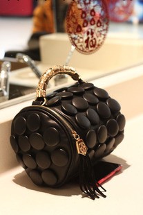 新款棋子紐扣女包個性手提包女式包 韓版小水桶包可愛枕包批發工廠,批發,進口,代購