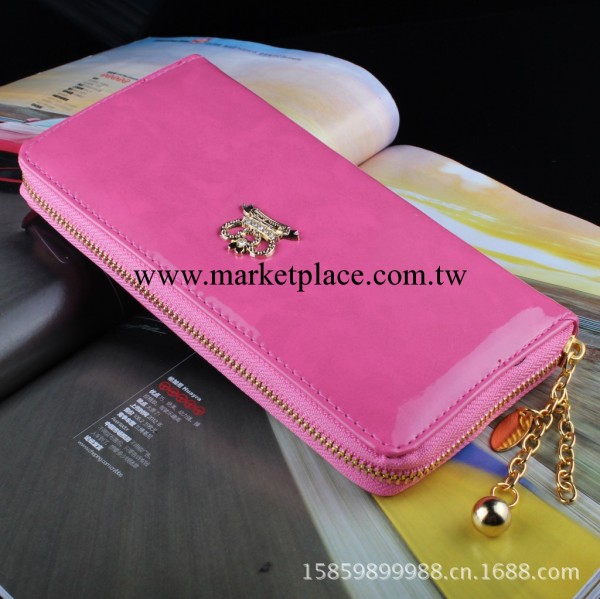 廠傢直銷女士單拉包 錢包 2013熱銷爆款光面女式手拿包批發 女包工廠,批發,進口,代購