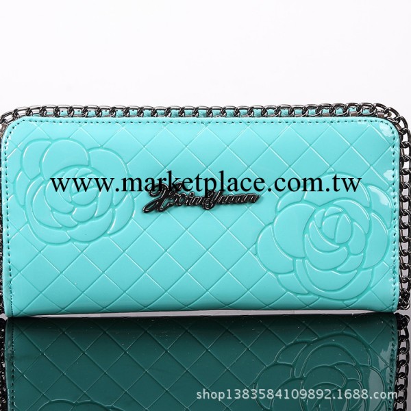 供應手拿包女 漆皮菱格鏈條包 錢包女手提包批發工廠,批發,進口,代購