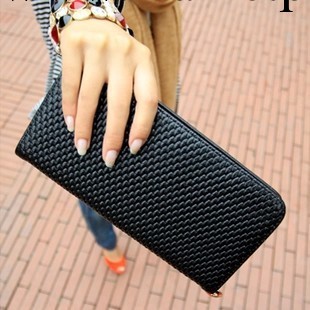 2013新款錢包韓版女長款皮夾 女士菱格紋手拿包拉鏈錢包 CX1531工廠,批發,進口,代購
