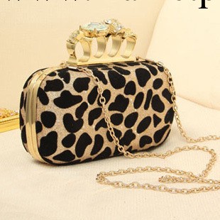 廠傢批發 零售 2013新款女包骷髏頭復古晚宴包手拿包豹紋化妝包工廠,批發,進口,代購