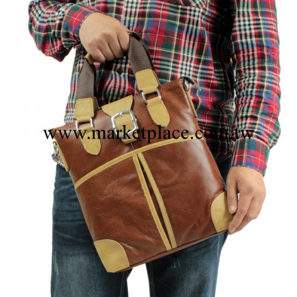 英倫大氣個性男潮包 全真皮男式手提包 單肩斜挎包 時尚休閒男包工廠,批發,進口,代購