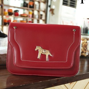 廣州女包批發2013新款小馬包紅色藍色包包手拿包單肩斜跨時尚女包工廠,批發,進口,代購