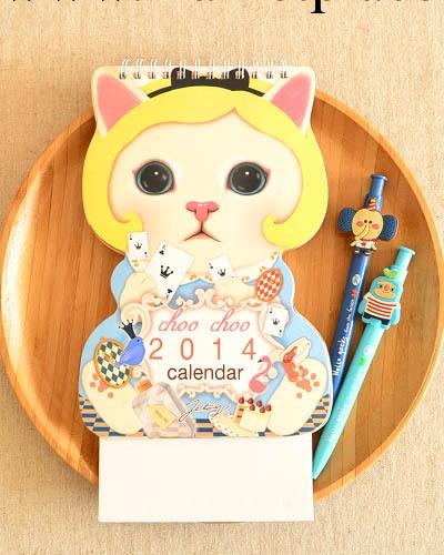 批發 韓國 jetoy貓可愛臺歷 2014年臺歷 卡通貓咪創意年歷日歷工廠,批發,進口,代購