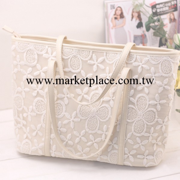 哎美萊潮女包包休閒時尚蕾絲女包 女士包包手提單肩大包一件代發工廠,批發,進口,代購