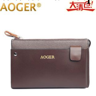 奧格男士 商務 高貴手包 真皮 歐美 超大容量 手拿包 手抓包 特價工廠,批發,進口,代購