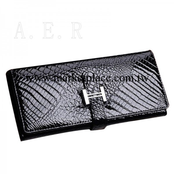 真皮鱷魚紋手拿包長款女包錢包2013時尚正品錢包卡包wv0223工廠,批發,進口,代購