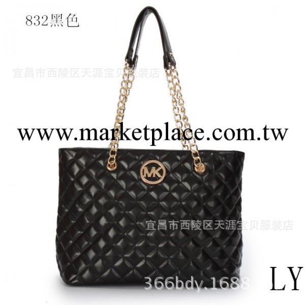 女包 2013新款手提菱格單肩外貿出口購物MK女包批發 廠傢直銷包包工廠,批發,進口,代購