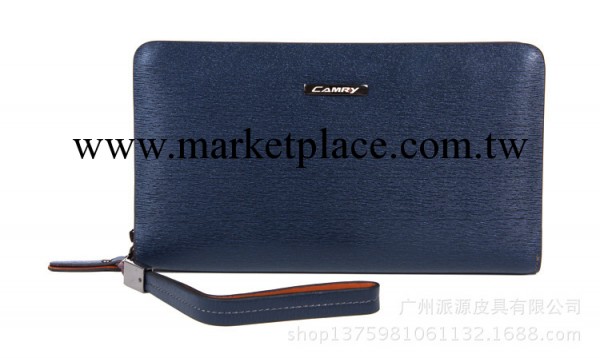 新款 男士手包真皮正品 商務大容量 牛皮拉鏈韓版手拿包 男夾包工廠,批發,進口,代購