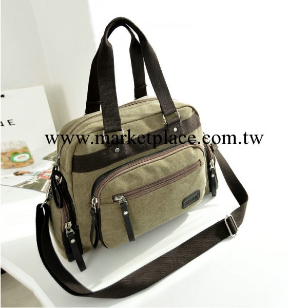 【正品奧天】橫版大帆佈包單肩斜跨包手提包 多功能男包 1033#工廠,批發,進口,代購