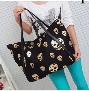 2013秋季新款日韓風范潮流黑色大包 星星裝飾手提單肩包 潮女包工廠,批發,進口,代購