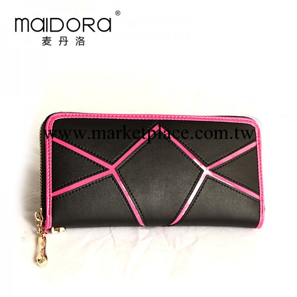 Maidora麥丹洛 RV周迅范冰冰同款真皮錢包 拼接牛皮手拿包 批發工廠,批發,進口,代購